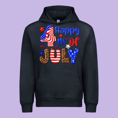 Happy 4th Of July Urban Hoodie Designed By Nancycooperartshop