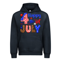 Navy happy 4th of july Urban Hoodie - NancyCooperArtShop
