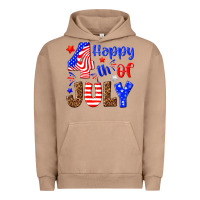Pigment Burro happy 4th of july Urban Hoodie - NancyCooperArtShop