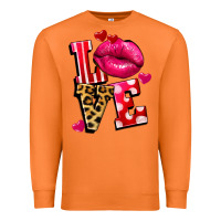 Carrot love lips Premium Sweatshirt - FaDigitalArtStudio