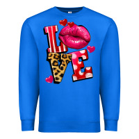 True Royal love lips Premium Sweatshirt - FaDigitalArtStudio