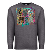 Charcoal Heather summer vibes Premium Sweatshirt - SublimationCraftShop