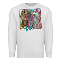 Oatmeal Heather summer vibes Premium Sweatshirt - SublimationCraftShop