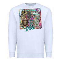 White summer vibes Premium Sweatshirt - SublimationCraftShop