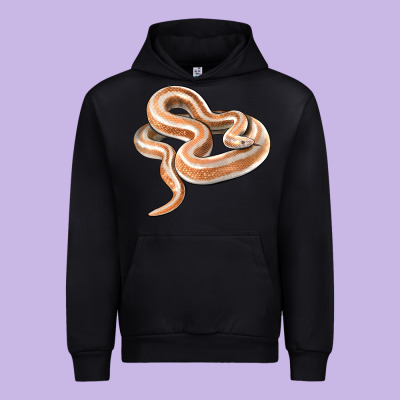 Rosy Boa Snake Illustrations Urban Hoodie Designed By Lillyallendesigns