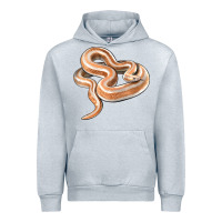 Heather Grey Rosy Boa Snake Illustrations Urban Hoodie - LillyAllenDesigns