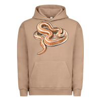 Pigment Burro Rosy Boa Snake Illustrations Urban Hoodie - LillyAllenDesigns