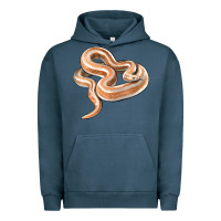 Pigment Midnight Navy Rosy Boa Snake Illustrations Urban Hoodie - LillyAllenDesigns