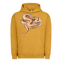 Pigment Peanut Butter Rosy Boa Snake Illustrations Urban Hoodie - LillyAllenDesigns