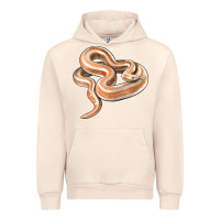 Sandshell Rosy Boa Snake Illustrations Urban Hoodie - LillyAllenDesigns