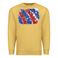 Antique Gold Patriotic tie dye background Premium Sweatshirt - CowGirlArtShop