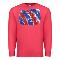 Cardinal Patriotic tie dye background Premium Sweatshirt - CowGirlArtShop