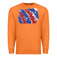 Carrot Patriotic tie dye background Premium Sweatshirt - CowGirlArtShop