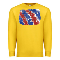 Lemon Patriotic tie dye background Premium Sweatshirt - CowGirlArtShop