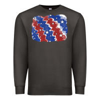 Smoke Patriotic tie dye background Premium Sweatshirt - CowGirlArtShop
