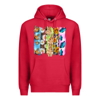 Cardinal easter bunny butterfly daisy and sunflower with cowhide and  leopard b Premium Hoodie - Artiststas