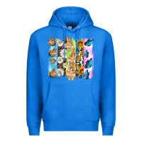 True Royal easter bunny butterfly daisy and sunflower with cowhide and  leopard b Premium Hoodie - Artiststas