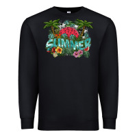 Black summer Premium Sweatshirt - SublimationCraftShop