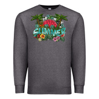 Charcoal Heather summer Premium Sweatshirt - SublimationCraftShop