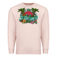Pale Pink summer Premium Sweatshirt - SublimationCraftShop