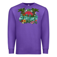 Purple summer Premium Sweatshirt - SublimationCraftShop