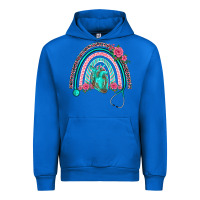 Cobalt nurse life spring stethoscope heart rainbow Urban Hoodie - BarkalooDesign