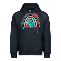 Navy nurse life spring stethoscope heart rainbow Urban Hoodie - BarkalooDesign