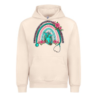 Sandshell nurse life spring stethoscope heart rainbow Urban Hoodie - BarkalooDesign