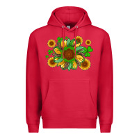 Cardinal st patricks sunflowers with shamrock and glitters with leopard Premium Hoodie - Artiststas