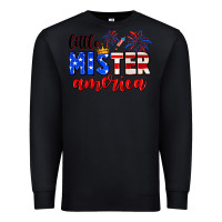Black little mister america Premium Sweatshirt - Neo Western