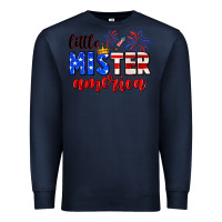 Navy little mister america Premium Sweatshirt - Neo Western