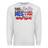 Oatmeal Heather little mister america Premium Sweatshirt - Neo Western