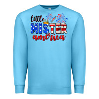 Ocean Blue little mister america Premium Sweatshirt - Neo Western