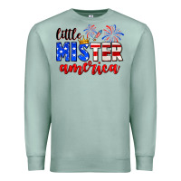 Seafoam little mister america Premium Sweatshirt - Neo Western
