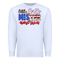 White little mister america Premium Sweatshirt - Neo Western