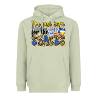 Matcha i'm just here for the snacks volleyball Heavyweight Hoodie - Zillion Design Studio
