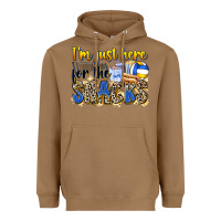 Toasted Coconut i'm just here for the snacks volleyball Heavyweight Hoodie - Zillion Design Studio