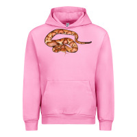 Fuchsia Pink Copperhead Snake Illustrations Urban Hoodie - LillyAllenDesigns