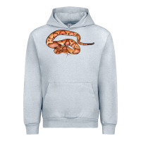 Heather Grey Copperhead Snake Illustrations Urban Hoodie - LillyAllenDesigns