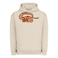 Pigment French Oak Copperhead Snake Illustrations Urban Hoodie - LillyAllenDesigns