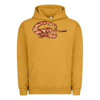 Pigment Peanut Butter Copperhead Snake Illustrations Urban Hoodie - LillyAllenDesigns