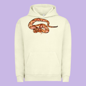 Copperhead Snake Illustrations Urban Hoodie Designed By Lillyallendesigns