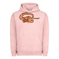 Pigment Salmon Copperhead Snake Illustrations Urban Hoodie - LillyAllenDesigns