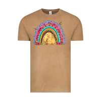 Vintage Camel easter flowers and butterfly with chicks rainbow Vintage Tee - Artiststas