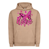 Pigment Burro hope breast cancer butterfly Urban Hoodie - Jasminsmagicworld