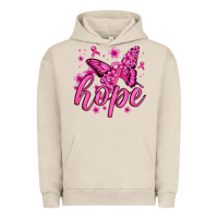 Pigment French Oak hope breast cancer butterfly Urban Hoodie - Jasminsmagicworld