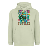 Matcha just a girl who loves turtles Heavyweight Hoodie - texasbilliewilder
