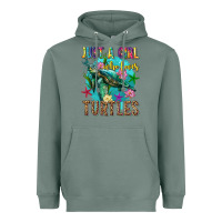 Sage just a girl who loves turtles Heavyweight Hoodie - texasbilliewilder