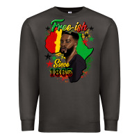 Smoke free ish since 1865 black man Premium Sweatshirt - HRA Design Shop