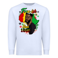 White free ish since 1865 black man Premium Sweatshirt - HRA Design Shop